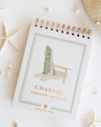 Coastal watercolor workbook