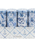 Blue Florals Tissue Box