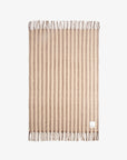 The Wool Stripe Throw - Umber/Brown