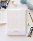 Seaside paintable watercolor notecard set