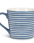 Graphic Stripes Mug-Blue-3.5"H(13oz)