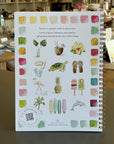 Tropical watercolor workbook