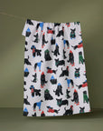 Dogue Magazine Geometry Kitchen Tea Towel made from recycled materials with quick-drying Geoweave fabric