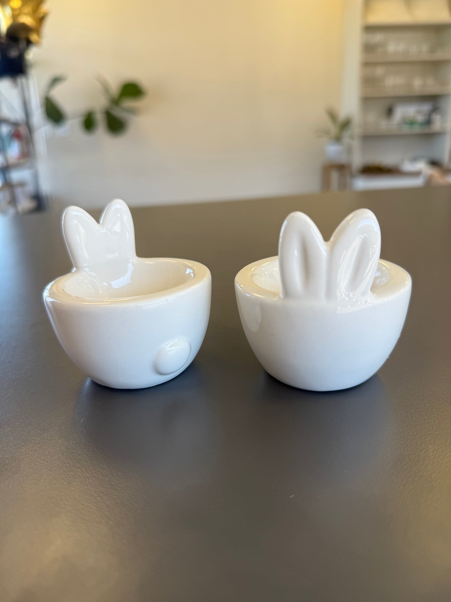 Bunny egg cups - set of 2