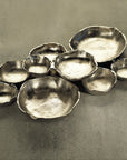 Cluster of Nine Serving Bowls - Nickel