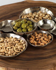 Cluster of Nine Serving Bowls - Nickel
