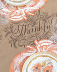 Thankful Runner – Kraft Paper Fall Table Runner for Thanksgiving | Eco-Friendly Table Decor