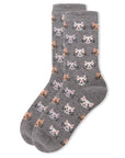 Women's Soft Cheerful Cat Face Cashmere Crew Socks