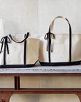 Bow Luxe Canvas Tote - Medium