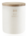Ceramic Treat Canister - Bone Appetit