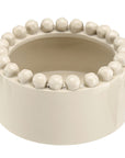 Ceramic Beaded Wine Coaster - Natural