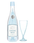 Acrylic Champagne Bottle + Glasses - Sunshine Water