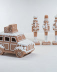 LED Resin Gingerbread Car – Light-Up Christmas Décor