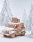 LED Resin Gingerbread Car – Light-Up Christmas Décor