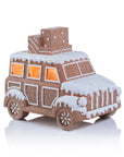 LED Resin Gingerbread Car – Light-Up Christmas Décor
