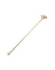 Marine Life Drink Stirrer - Gold- Fan Shell