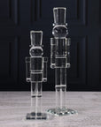 Glass Christmas Nutcracker – 12-Inch Holiday Décor