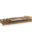 La Réserve Alloy Tray - Dark Gold - 14 in