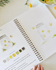 Camping watercolor workbook
