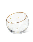 Medium Angled Bowl with Dots