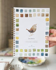Birds watercolor workbook