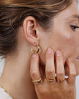 Gold Hoop - Smooth - Earrings