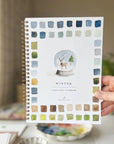 Winter watercolor workbook