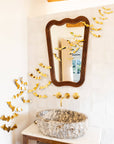 Gold Foil Paper Bat Set | Halloween Wall Decorations