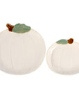 White Pumpkins Plate Set