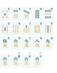 Tradewind Mahjong Tiles – Mint & Sea | Premium 160-Piece Mahjong Set: PRE-ORDER ONLY