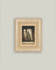 Glowing Christmas Tree Framed Antique Art