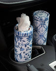 Blue Florals Tissue Box