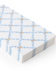 Sky Blue Trellis Guest Towels