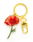 Poppy Flower Keychain & Bag charm | Memorial Day