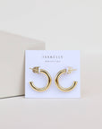 Gold Hoop - Smooth - Earrings