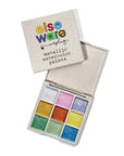 Metallic Watercolors - Portable, Eco-Friendly - 9 Colors
