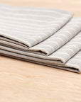 Striped Napkins Blue – Recycled Cotton Set