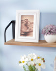 White Beaded Photo Frame