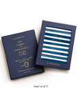 Navy Stripes Thank You Boxed Card Set