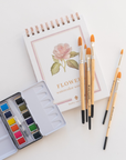 Flowers watercolor workbook