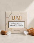 Vanilla Sea Salt Caramels – Beige Box, 2 oz