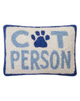 Cat Person Hook Pillow