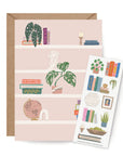 Sticker Scene Card - Shelfie