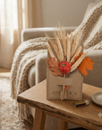 Pumpkin Wheat & Oak Mini Dried Botanical Bouquet – 8"
