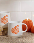 Wide Base Mug with Pumpkin