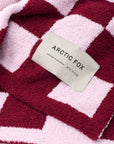 The Teddy Throw - 100% Recycled - Pink Check - FW25