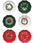 Wreaths Shaped Christmas Pinch Bowl