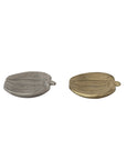 Cast Aluminum Pumpkin Shaped Dish, 2 Finishes