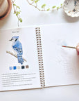 Birds watercolor workbook