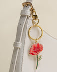 Poppy Flower Keychain & Bag charm | Memorial Day